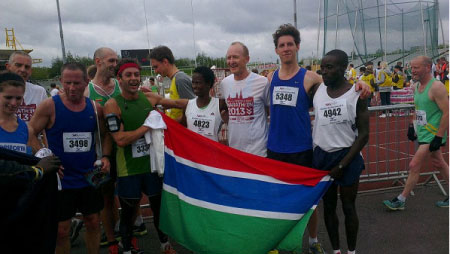 Gambian long distance runners impress the UK