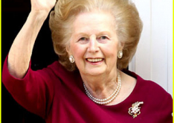 the late british prime minister margaret thatcher