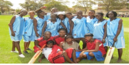 Girls in Cricket Action as Cricket School league set off