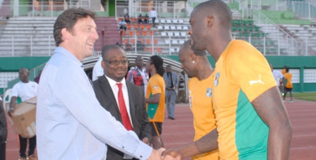 Gambia vs Ivory Coast: British diplomat visits Elephants
