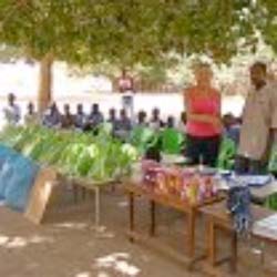 Yagana World Foundation gives learning materials to students