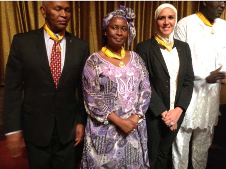 Beatrice Allen wins Ivory Coast Commander of Sports Merit Award