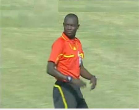 Referee Gassama donates player changer board to S/K East