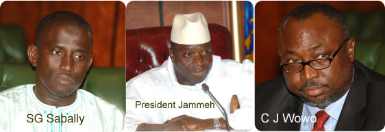 Jammeh ‘disregards’ race or religion in appointments, As new SG, CJ takes oath of office
