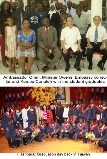 23 young graduates return home from Taiwan studies