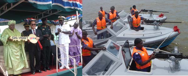 Taiwan donates high-speed boats to Gambia