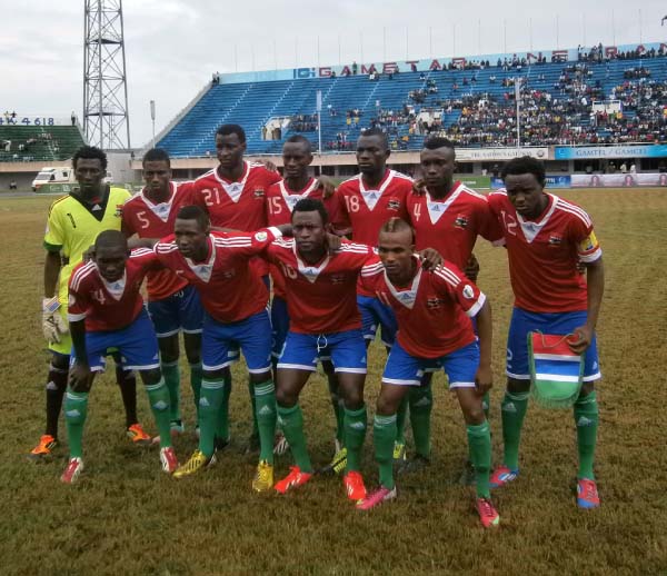 Gambia vs Tanzania; as seen by coaches Bonu and Poulsen