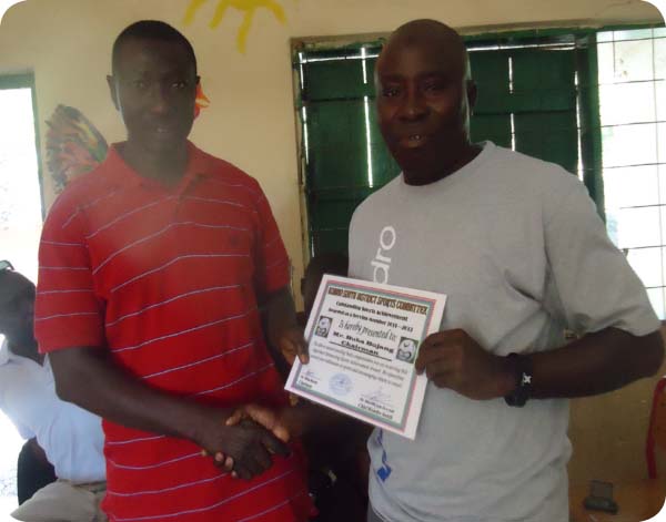 Kombo South District Sports Committee members certified