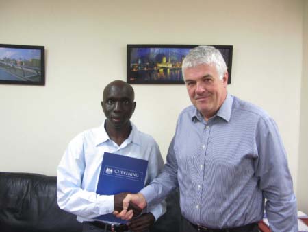 Gambian Students depart for UK to undertake Chevening Scholarships