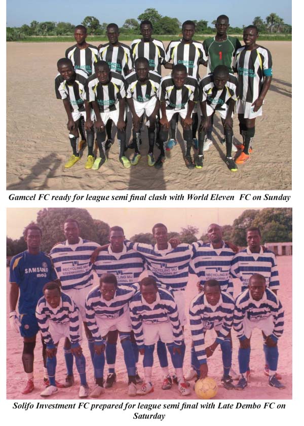 Gamcel set to clash with Late Dembo in Gunjur League