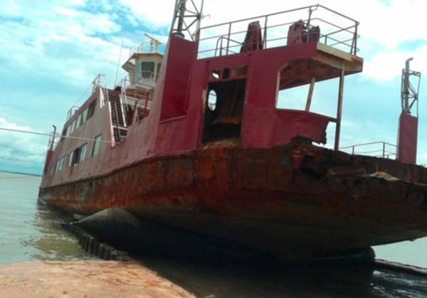 Kanilai Ferry undergoes maintenance