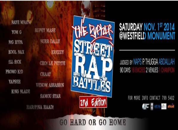Street Rap battles to attract 16 rappers