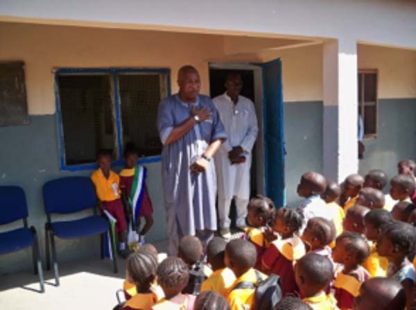 Ambassador Daramy visits Sierra Leonean established school in Gambia  