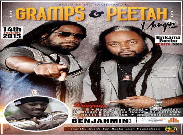 Gramps/Peetah to be in Gambia for Charity show