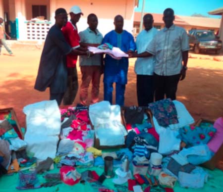 Brikama Health Centre boosted with medical items, clothes