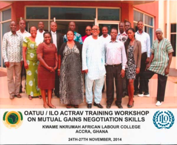 GTAFIWU president returns from Ghana