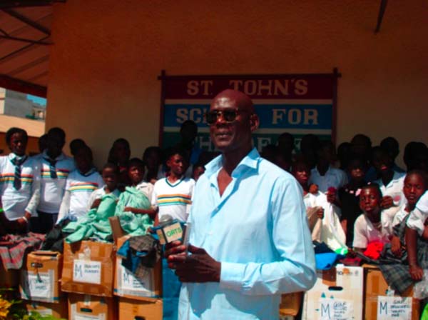 Thomas Cook, J. Linderberg support Gambian community with learning and clinical materials
