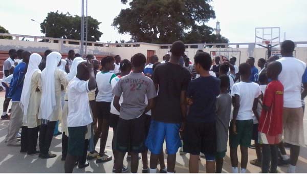 Basketball Training Clinic under way