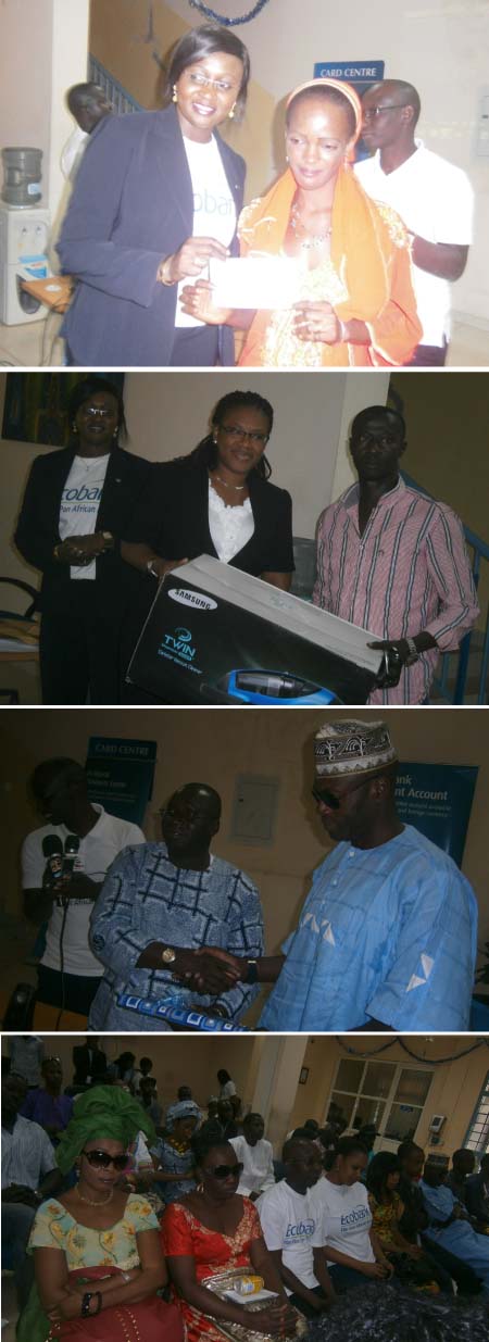 Ecobank gives to grand raffle draw winners