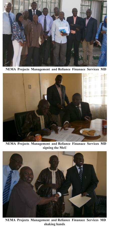 NEMA project signs MOU with Reliance Financial Services