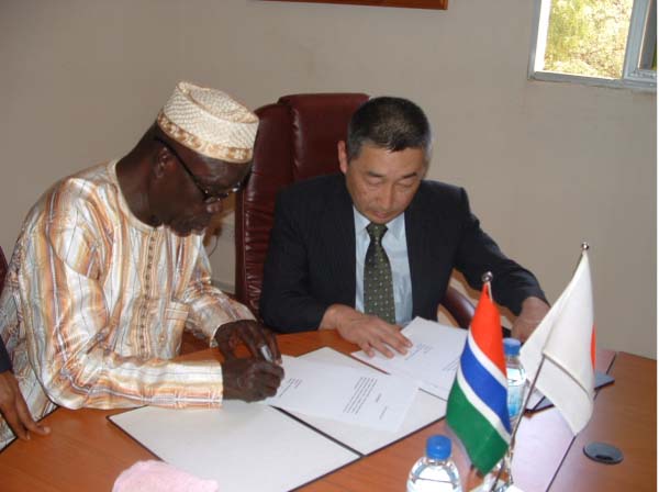 GNOC, Japan Embassy sign more than D4M worth of sports equipment grant deal