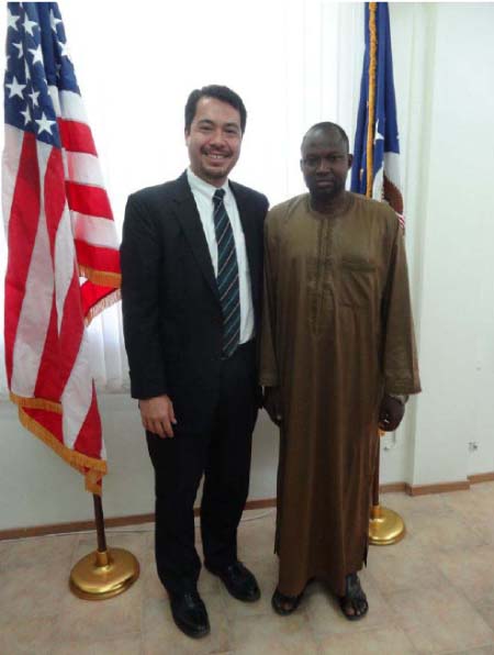 Momodou Jallow attends IVLP