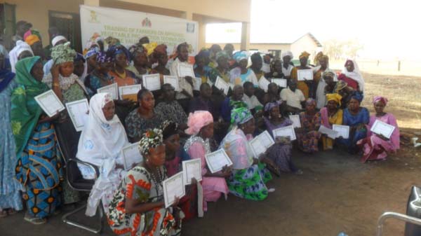 Horticulture Technical Service Unit trains farmers on vegetable production and technology use of value chain approach