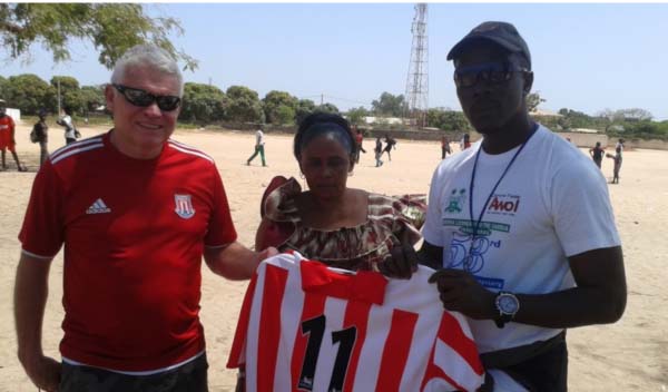 Stoke City fan pledges more support to Raptim Football Academy