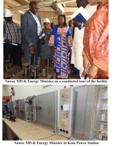 Energy Minister Impressed by NAWEC’s Service