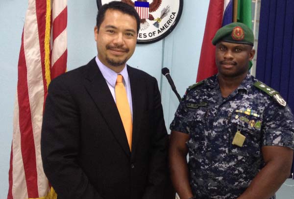 Army officer attends US-sponsored military training