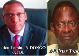 mamadou lamine and minister touray