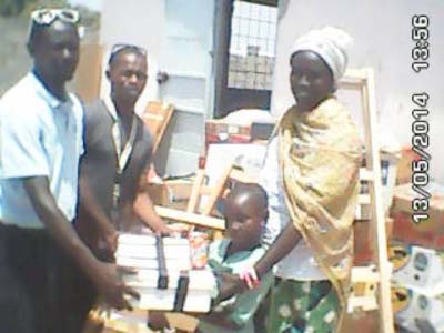Stitching School & Community Support donates to school
