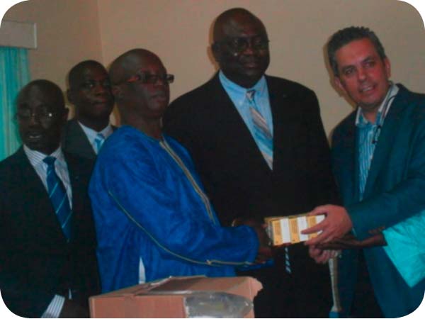 Trust Bank presents medical items to TankaTanka Hospital