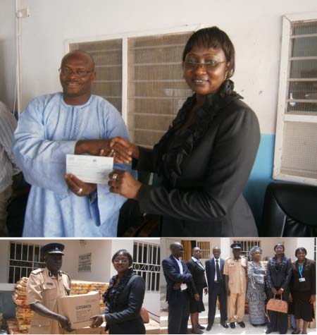ECOBANK donates materials to institutions