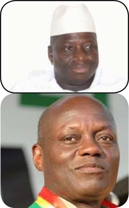 Jammeh wants to continue work for peace in Guinea Bissau