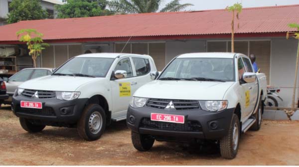AAITG presents vehicles to NAWFA, FLAG