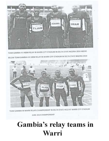 New National record for Gambia in Int’l competition