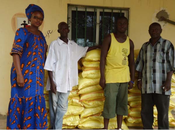 Friend of West Africa donates food aid to Muslim communities in Bijilo, Kerrsering