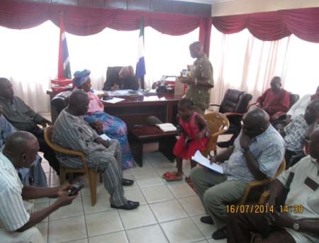 Sierra Leone Nationals Union pays new ambassador courtesy call