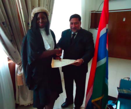 Mariam Njie joins the Bar