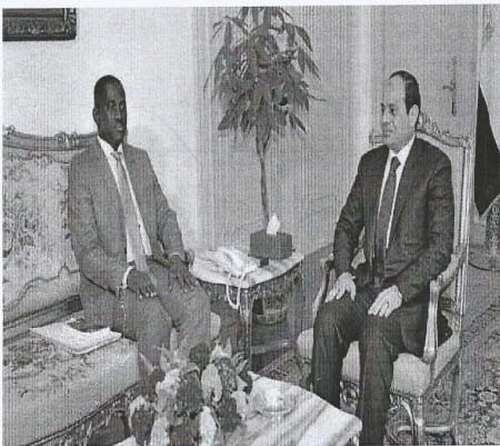 Sabally visits Egypt as special envoy