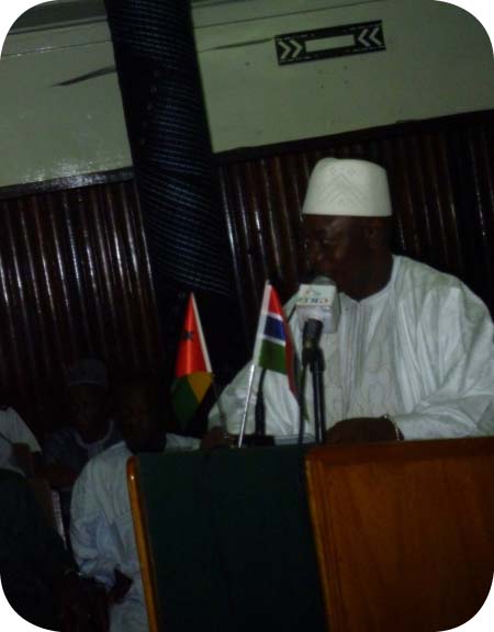 Bissau Assembly Speaker addresses parliament in Banjul, signs MoU