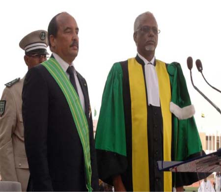 President Jammeh attends Mauritanian President swearing in
