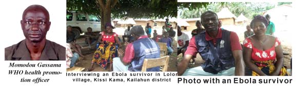 WHO health promotion officer comments on helping control Ebola in West Africa