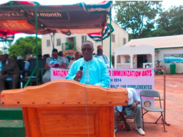Gambia commences polio immunization campaign