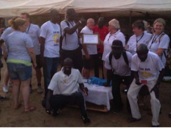 Big Smile Gambia supports Bureng village with agricultural materials