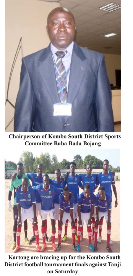 Kombo South District tourney re-scheduled final fixed for Sunday