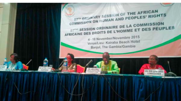 57th session of African Commission harps on coups, other conflicts in Africa
