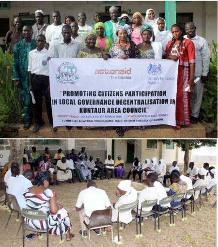 ActionAid and Kuntaur Area Council launch British Embassy Funded Project – ‘Promoting Citizens Participation in Local Governance Decentralization”  