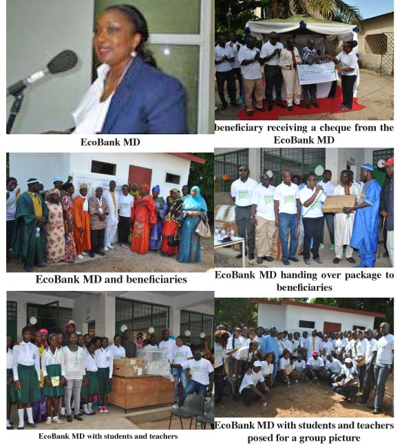 Ecobank doles out more than D300,000 to Gambian schools in celebration of ‘Ecobank Day’
